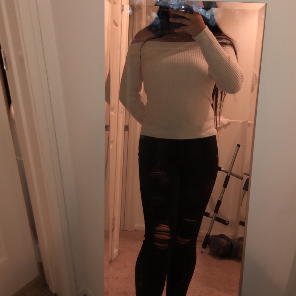 Forever 21 off the shoulder sweater